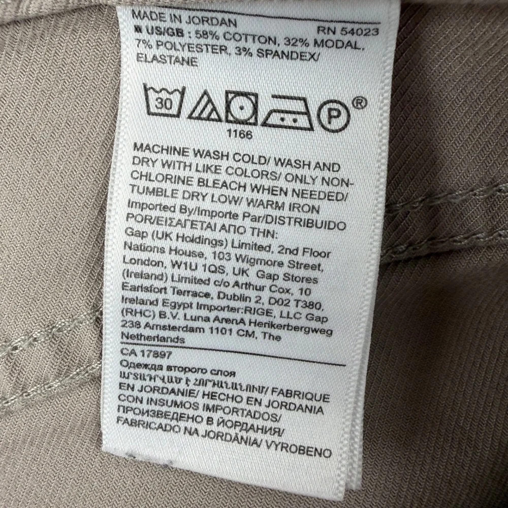 Banana Republic Traveler Slim Fit Pants Mens 31x32 Tan Khaki Cotton Modal‎